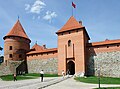 Deutsch: Eingang zur Inselburg Trakai English: Entrance of Trakai island castle