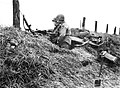 Paratroopers of the 2nd/506th (101st Airborne Division), near Randwijk, Holland. October 1944.