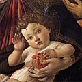 Madonna of the pomegranate by Sandro Botticelli, 1487