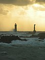 Nividic Lighthouse at Ouessant, Finistère, France