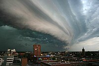 Rolling thunder cloud.