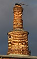 * Nomination Chimney on the old iron works in Avesta, Sweden. --V-wolf 19:27, 26 October 2010 (UTC)). There is a halo around the chimney. Can be removed manually. Will support once done. --Cayambe 08:25, 27 October 2010 (UTC)  Question Ah, I see. Is it just the thin line just next to the structure you mean or something further away as well? --V-wolf 12:40, 27 October 2010 (UTC)  Comment Just around the main structure. Easy to remove with the clone stamp, 2 or 3 pix wide, though a bit painstaking :-( Otherwise very good image. --Cayambe 16:24, 27 October 2010 (UTC) I uploaded a version without sharpening filter, and also cropped away some disturbing elements, mainly to the right. Is it better? --V-wolf 18:51, 27 October 2010 (UTC) * Promotion The halo has disappeared, ok to me now. --Cayambe 20:24, 27 October 2010 (UTC)