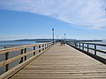 White Rock Pier, looking towards sea, in White Rock, British Columbia, Canada