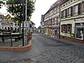 Oppenheim, Germany, town square.