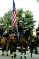 A Mounted Deputy Sheriff at Memorial Day parade in Ohio, USA