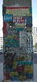 Wall segment marking the run of the Wall at Potsdamer Platz