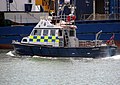 A police boat in Poole Harbour, Dorset, England (United Kingdom).