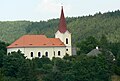 Čeština: Kostel sv. Barbory, Šipín u Konstatntinových lázní v okrese Tachov, ČR English: Church in Šipín near Konstantinovy lázně in Tachov District, Czech Republic