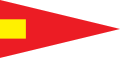 US Navy "Fourth Substitute" signal pennant