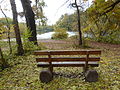 Rabeninsel - Blick zum Kleinen Böllberger Wehr