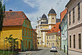 Häuser und Synagoge in der Langen Straße