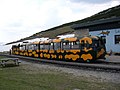 "Salamander" diesel train of the Schneeberg cog railway