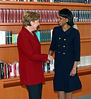 with Angela Merkel