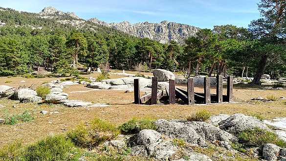 Siete Picos desde el Mirador de los Poetas, Cercedilla, Madrid.