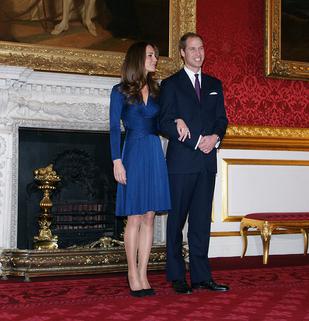 Engagement dress of Catherine Middleton