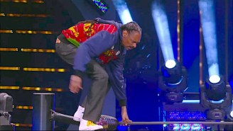 Snoop Dogg Did An Awkward ‘Snoop Splash’ Off The Top Rope On All Elite Wrestling