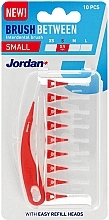 Interdental Brushes, 0.5mm, S, 10 pcs Jordan Interdental Brush