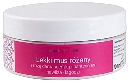 Light Body Mousse with Damask Rose & Panthenol Argan My Love