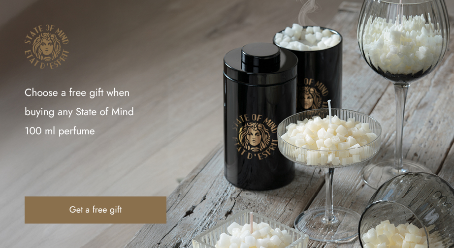 Choose a free scented candle when buying any State of Mind fragrance (100 ml) 