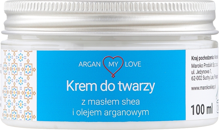 Nourishing Face Cream - Argan My Love Nourishing Face Cream With Shea Butter And Argan Oil