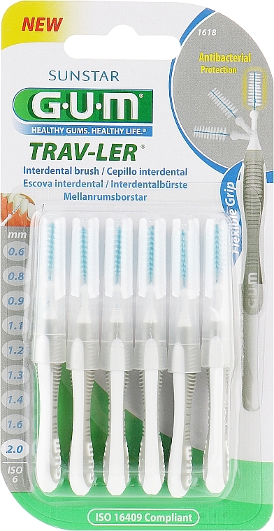 Interdental Brush 2mm - G.U.M Trav-Ler Interdental Brush