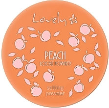 Lovely Peach Loose Powder Setting Powder Transparent Face Powder