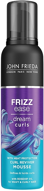 Curl Reviver Mousse - John Frieda Frizz-Ease Curl Reviver Styling Mousse