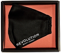 Protective Silk Face Mask, black Makeup Revolution Re-useable Fashion Silk Face Coverings Black