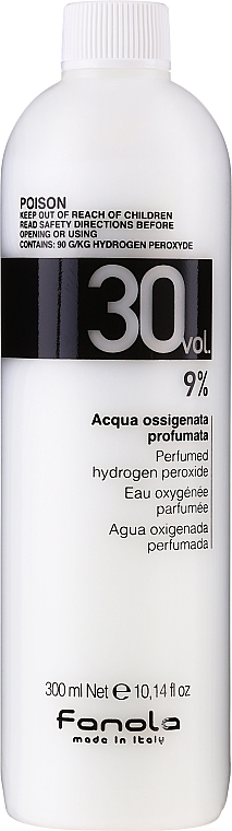 Emulsion Oxidant - Fanola Acqua Ossigenata Perfumed Hydrogen Peroxide Hair Oxidant 30vol 9%