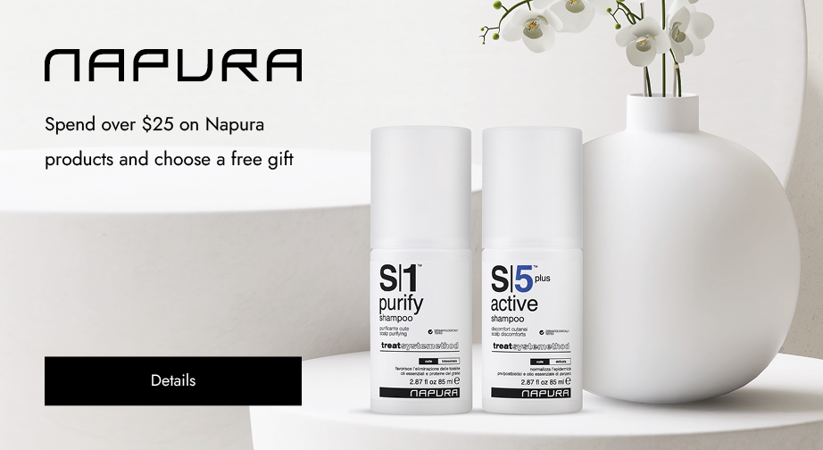 Spend over $25 on Napura products and choose a free gift