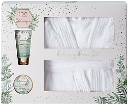 Set Style & Grace Spa Botanique Relaxing Robe Set (b/butter/120ml + b/lot/50ml + bath/robe/1pc)