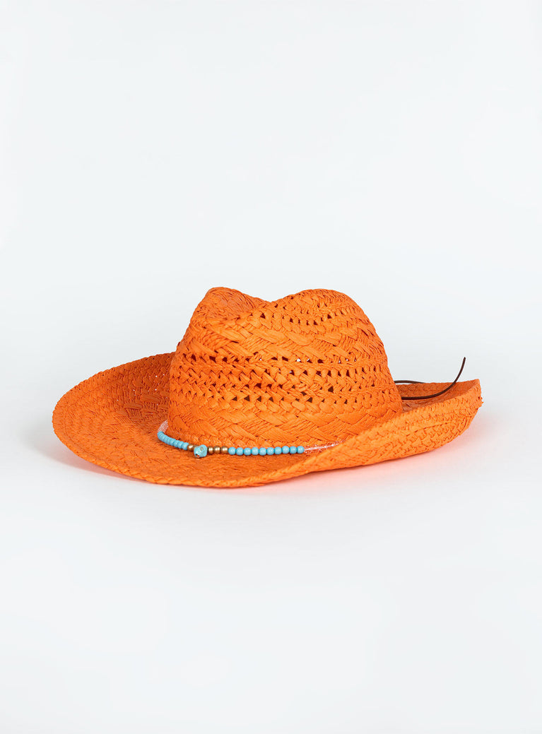 Browder Cowboy Hat Orange