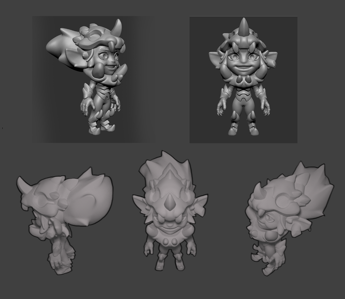 beast hunter Tristana — polycount