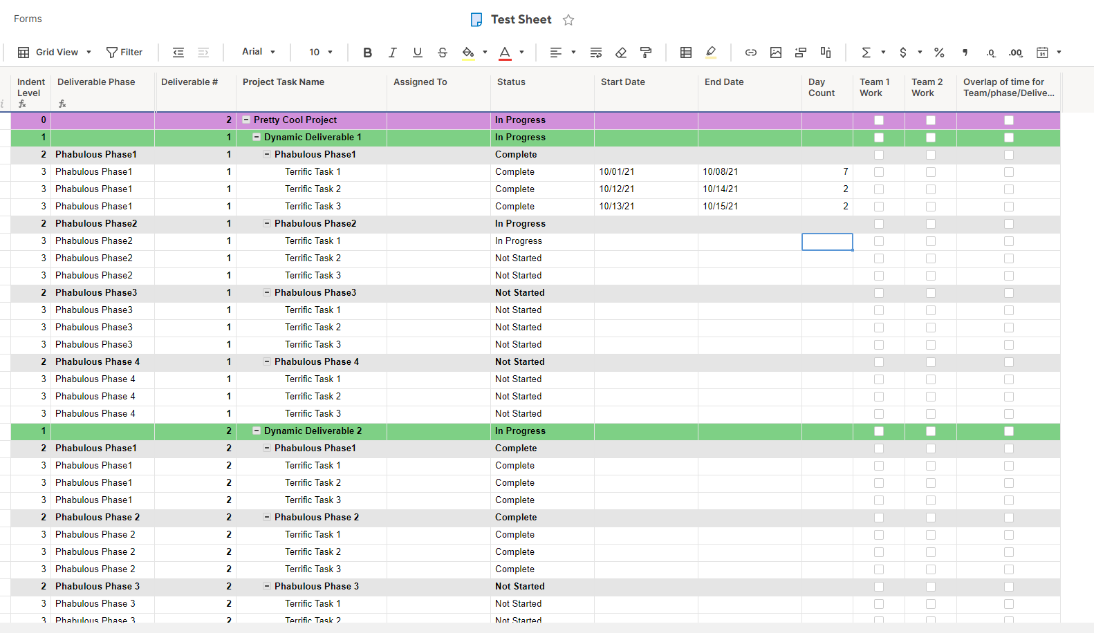 Check dates against a range of dates for any overlap? — Smartsheet ...