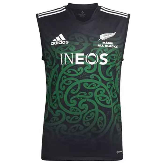 2022/23 Māori All Blacks Rugby Vest Jersey image.