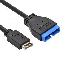 USB 3.1 Front Panel Header Type-E Male to USB 3.0 20-Pin Header Male Cable