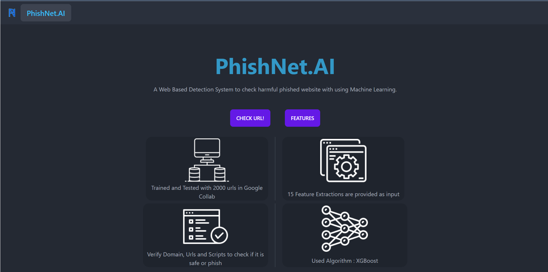 GitHub - amitkroutthedev/phishing-url-detection-frontend: PHISHNET.AI ...