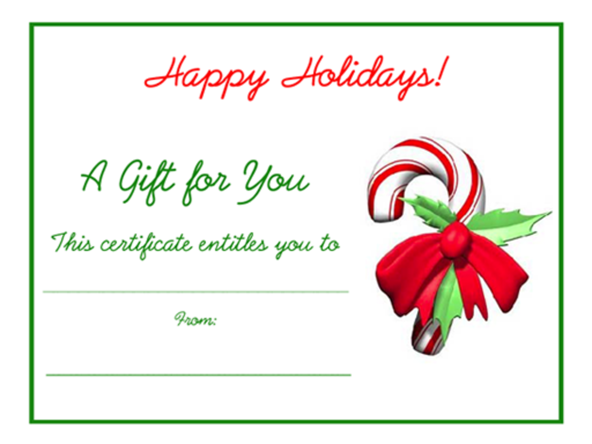 Printable Christmas Certificate Templates