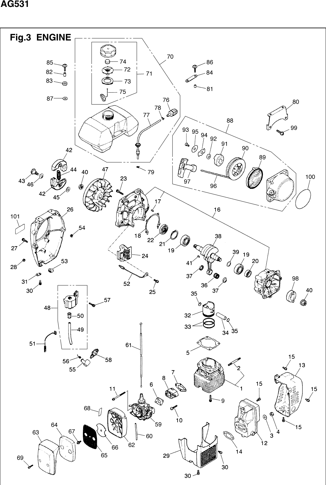 Zenoah Power Auger Ag531 Users Manual IPL,Zenoah,AG4300,AG531,2007 08,EN