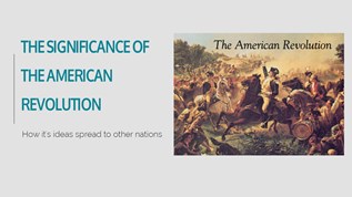 The Significance of The American Revolution at emaze Presentation