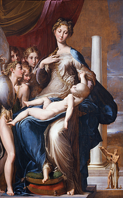 Madonna with the Long Neck by Parmigianino