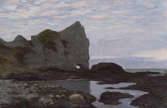 Étretat by Claude Monet