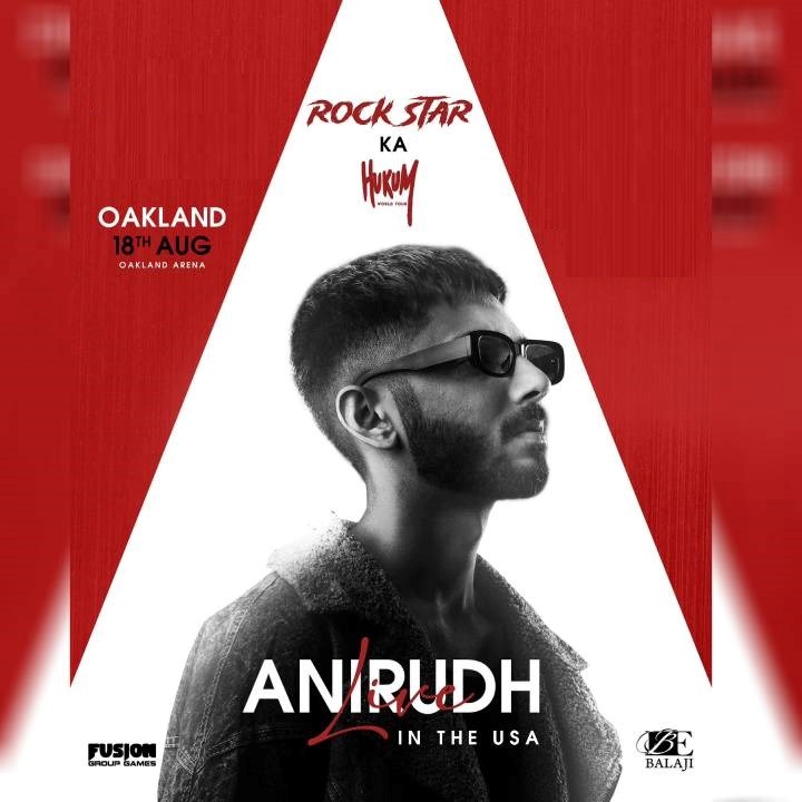 Anirudh Sets the Oakland Arena Ablaze: Hukum USA Tour