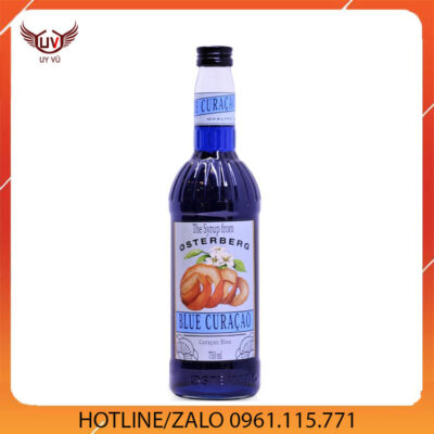 Syrup OSTERBERG Blue Curacao 750ml - Siro OSTERBERG Vỏ cam 750ml