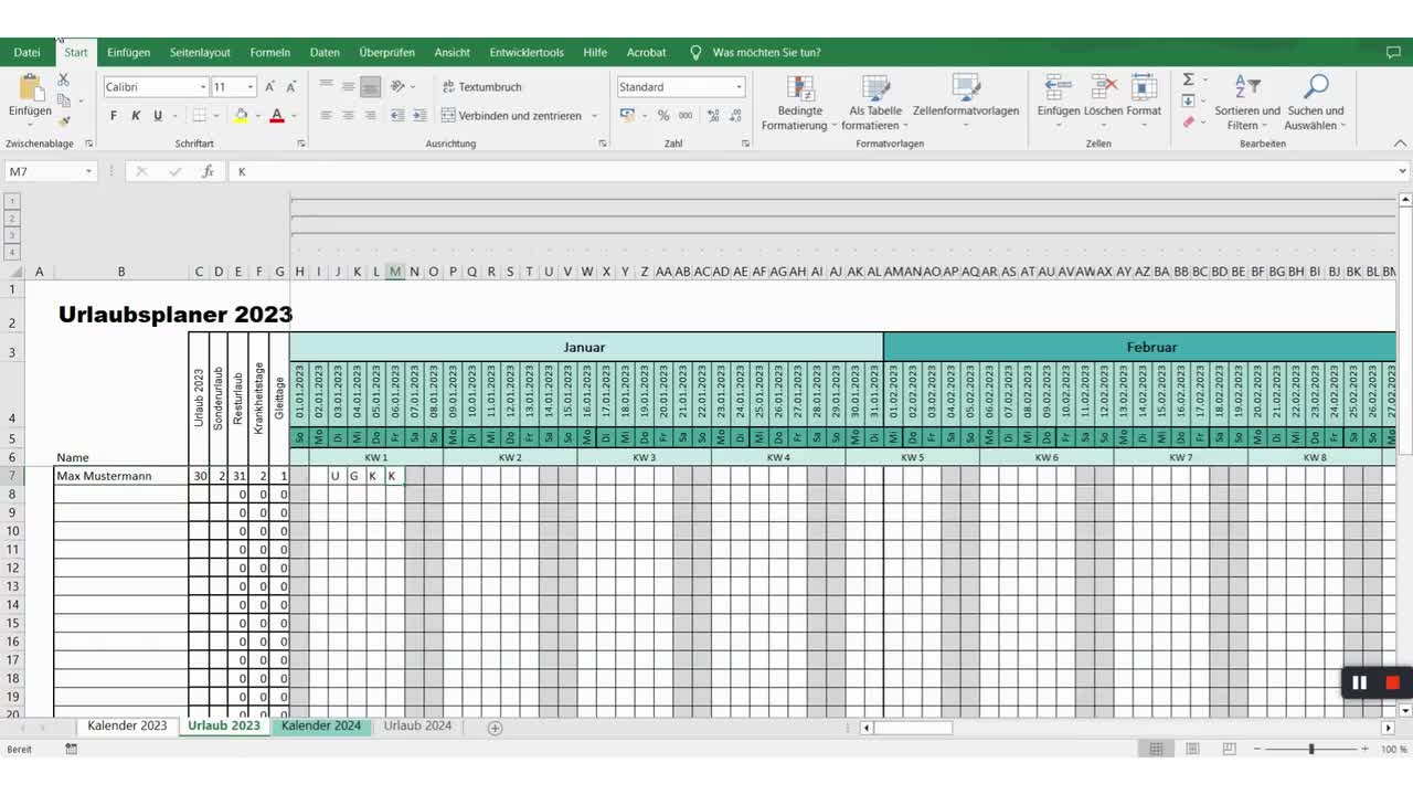 Vacation Planner 2024 Excel Template - Shina Dorolisa