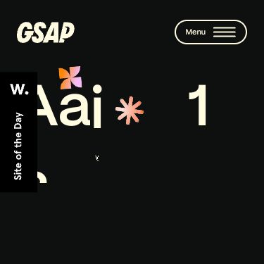 Screenshot of https://gsap.com/