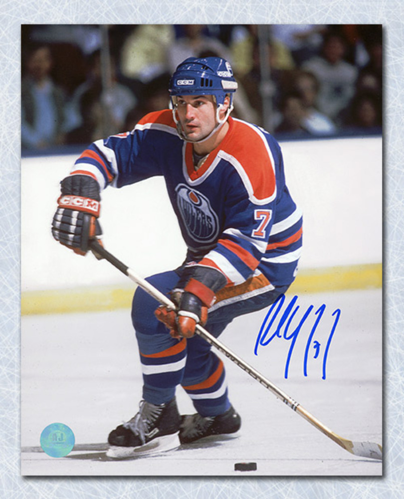 Paul Coffey Edmonton Oilers Autographed Hockey Magician 16x20 Photo