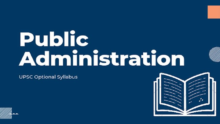 Public Admin UPSC Optional Course