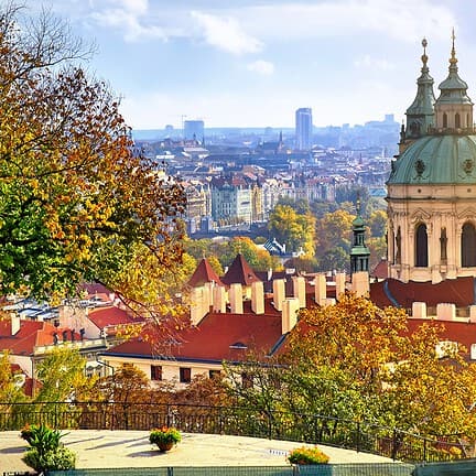 De oude stad in Praag, Tsjechië