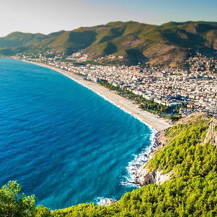 Kust van Alanya, Turkije